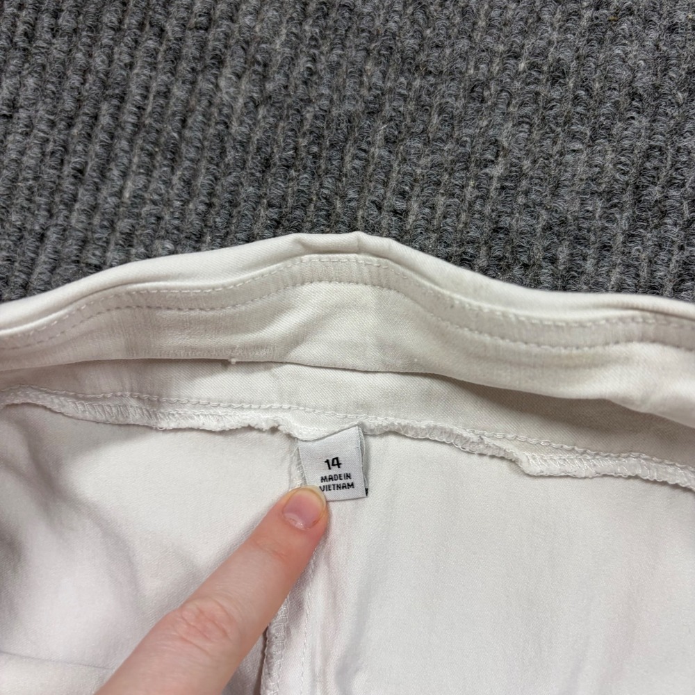 Athleta Skort Women 14 White Active Mini Skirt with Built-in Shorts - Picture 3 of 7